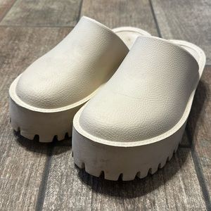 Jeffrey Campbell Women’s Bae Platform Mules in Sea Salt